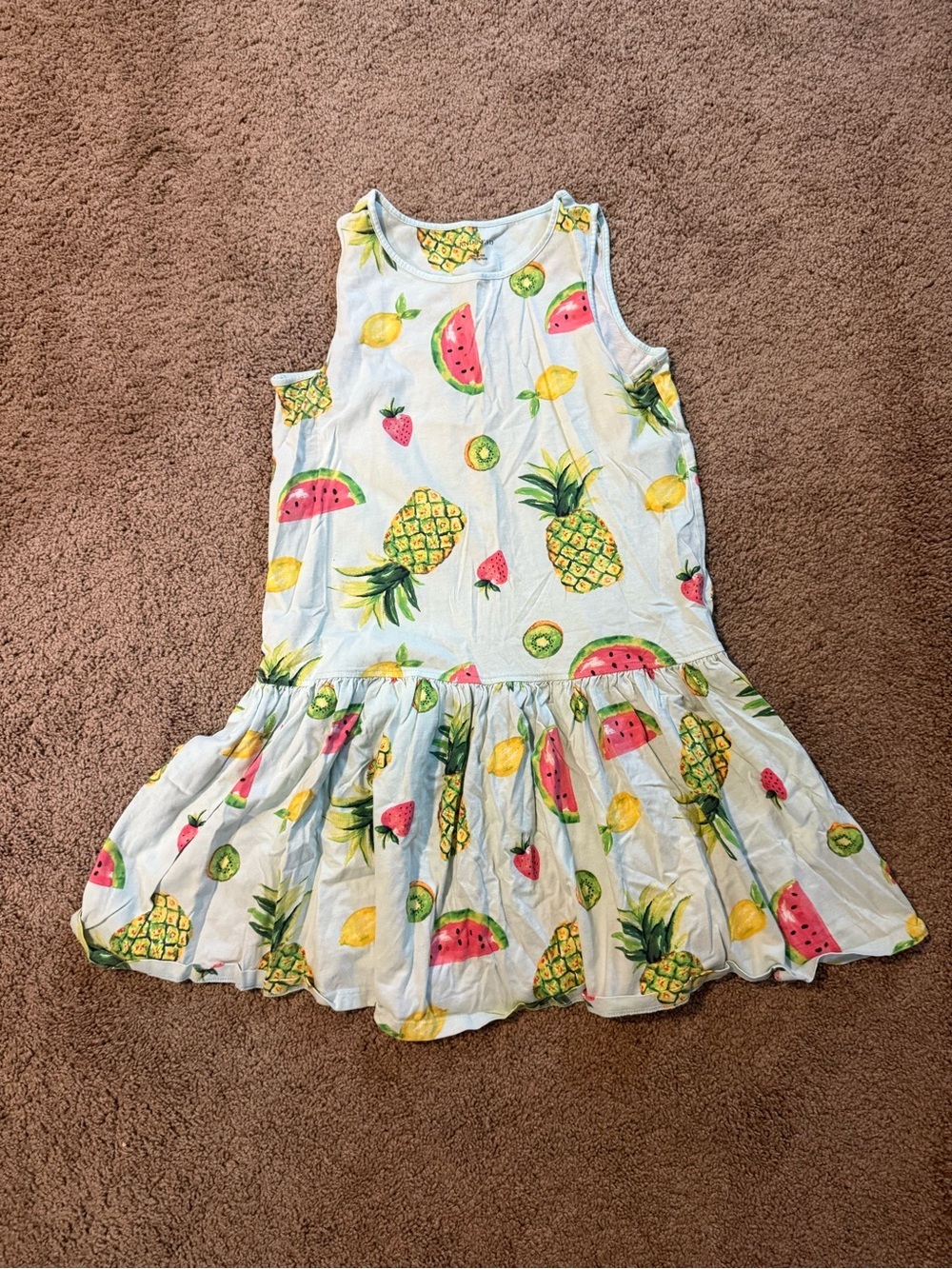 Lands’ End Girls Fruit Print Dress